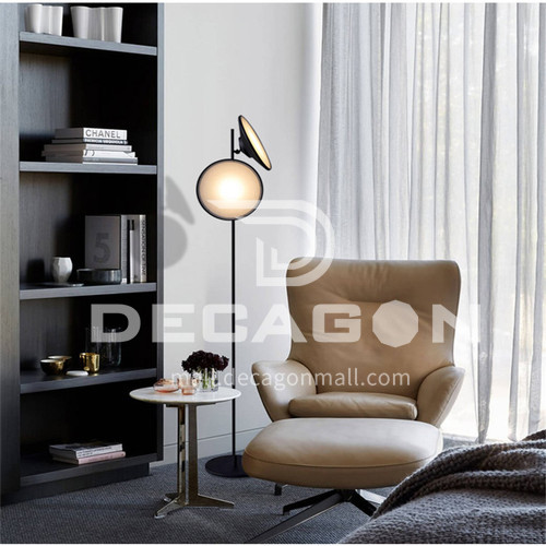 Nordic minimalist double-headed living room floor lamp modern bedroom study sofa floor lamp-YDH-6073